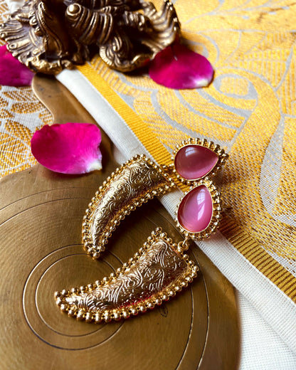 The Ornamental Sword | Statement Drop Earrings