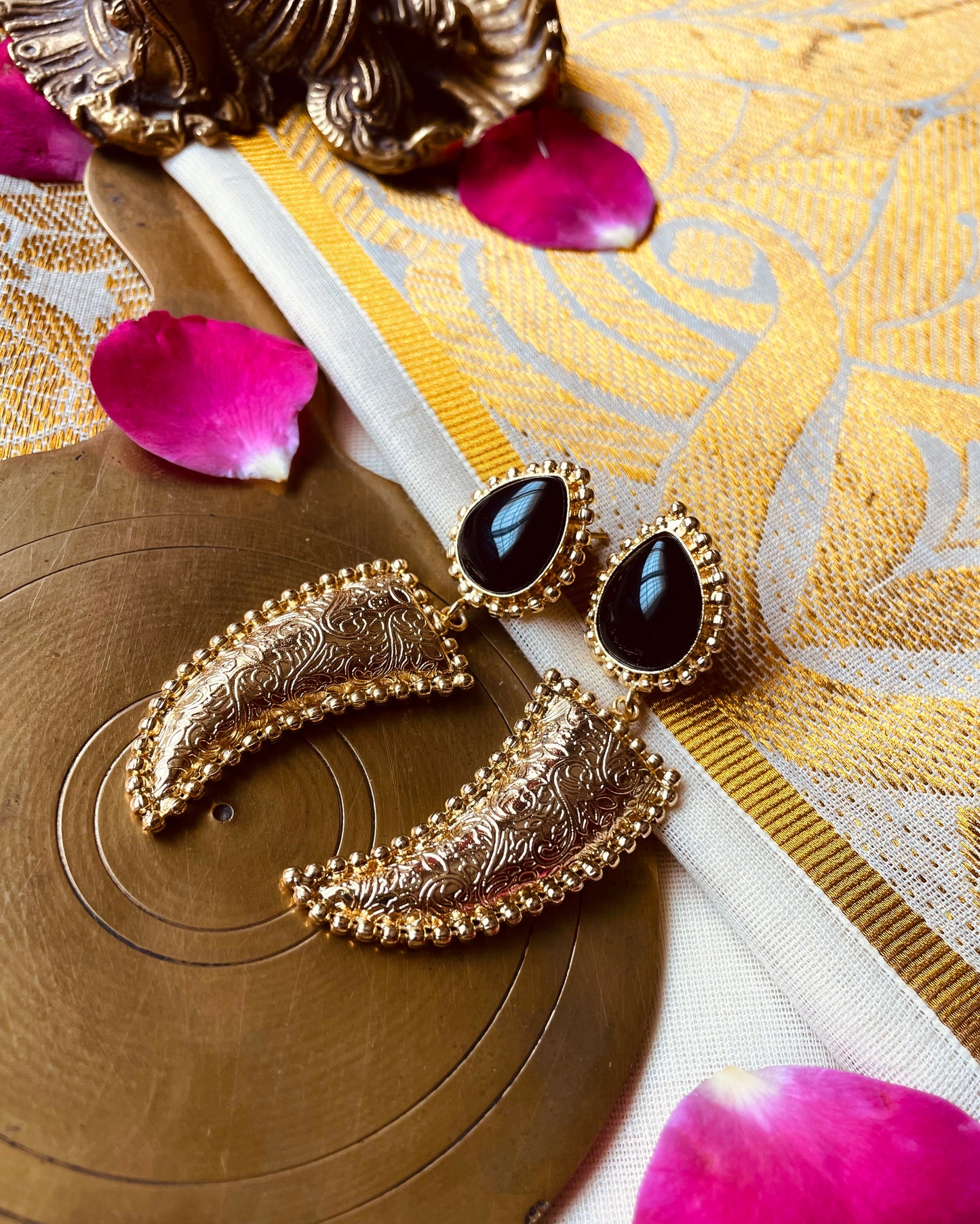 The Ornamental Sword | Statement Drop Earrings