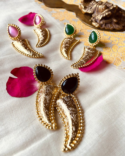 The Ornamental Sword | Statement Drop Earrings