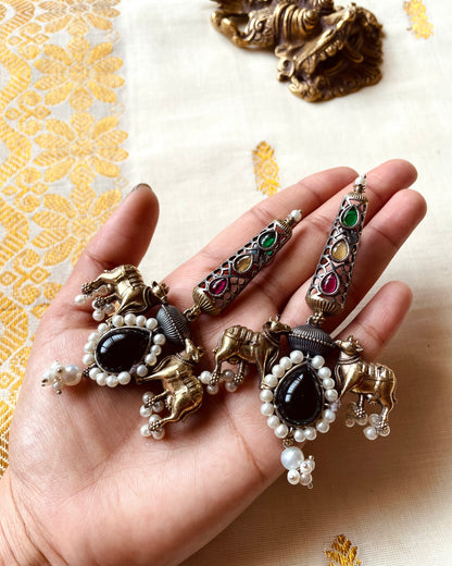 Nandi Peetam | Statement Studs