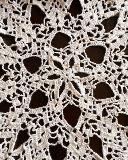 Pure White Yukta Crochet Placement Mat