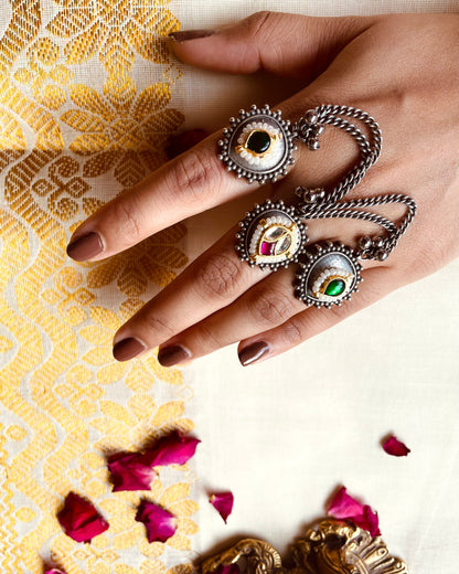 Ona Ratha | Dual Tone Statement Ring