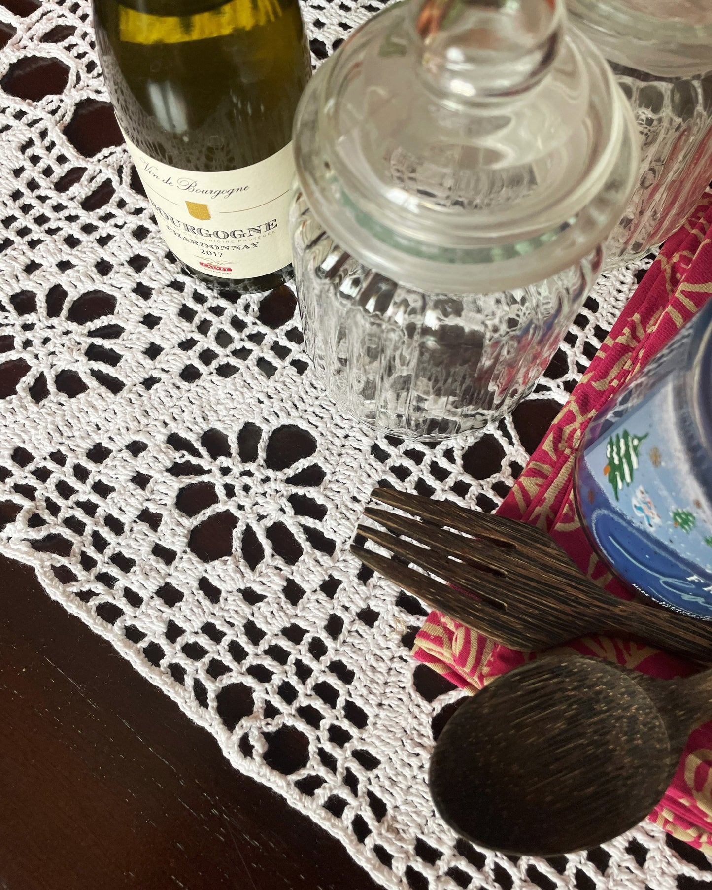 Multipurpose Rectangular Crochet Placement Mat