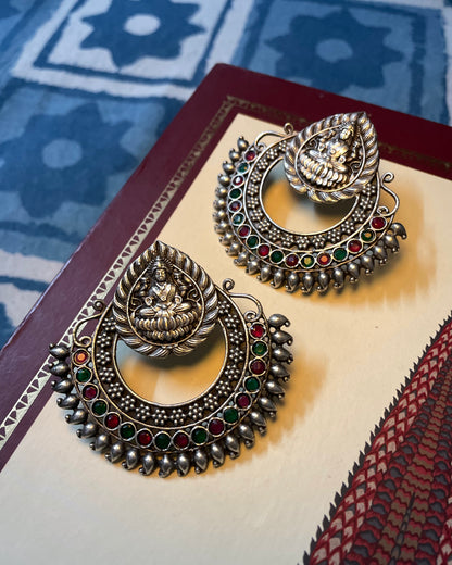 Avira | Silver Plated Statement Earrings