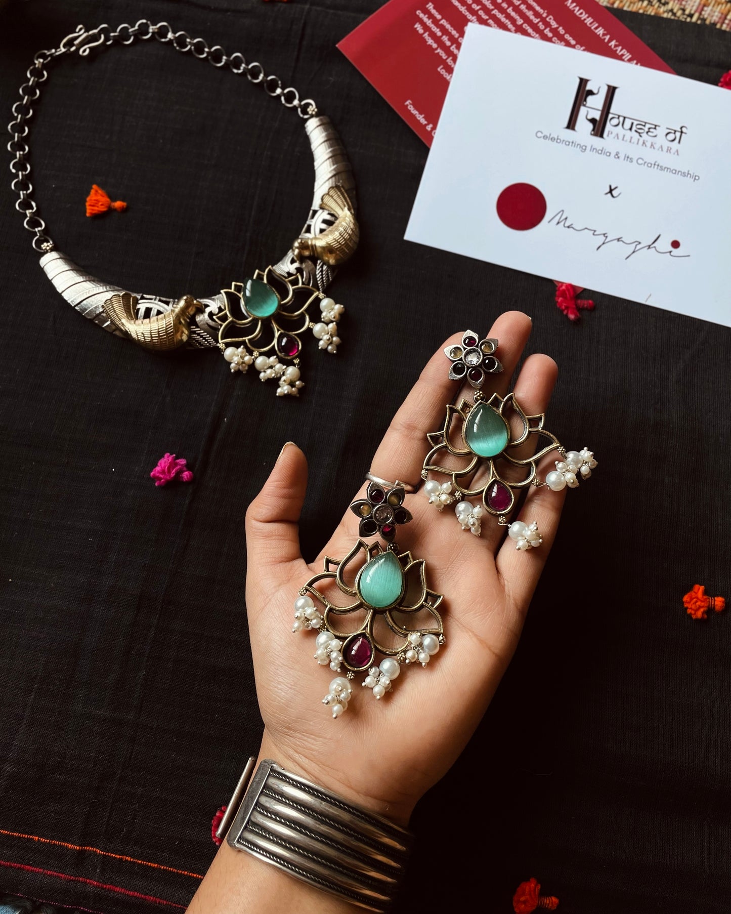 The Margazhi'Edit | Silver Plated Fusion Handcrafted Designer Set