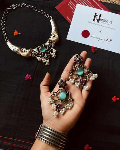 The Margazhi'Edit | Silver Plated Fusion Handcrafted Designer Set