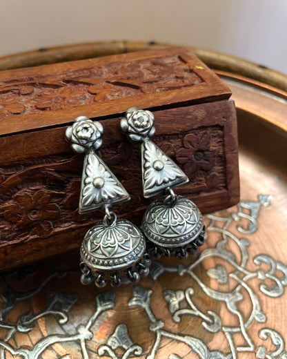 Tushara Antique Jhumkas