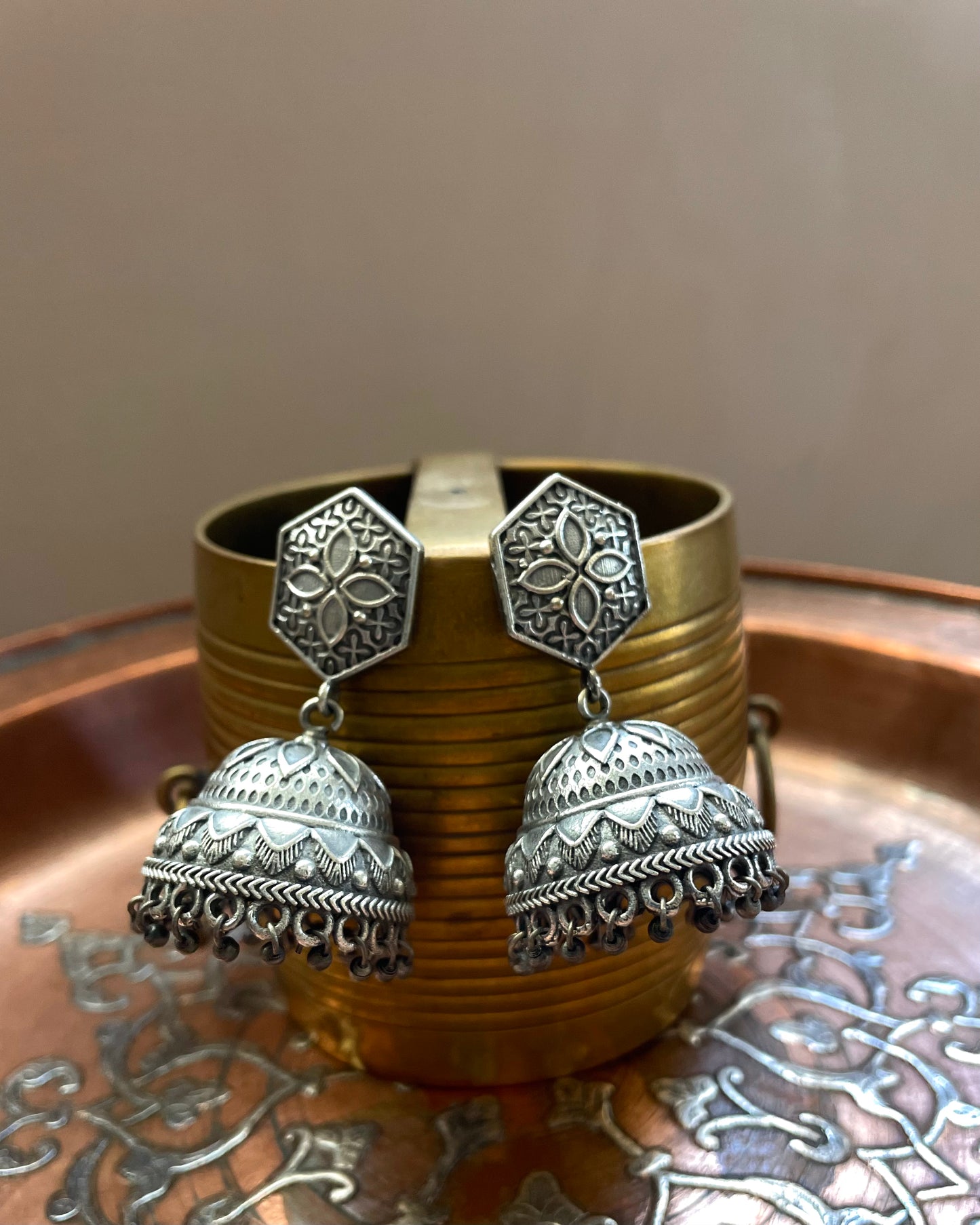 Tapasya Antique Jhumkas
