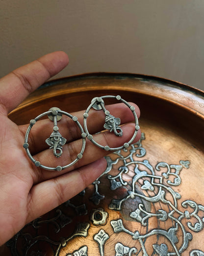 Vakratunda Antique Studs