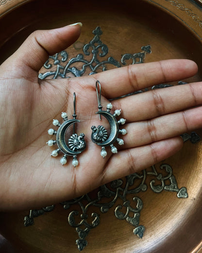 Chitraksha Antique Pearl Studs