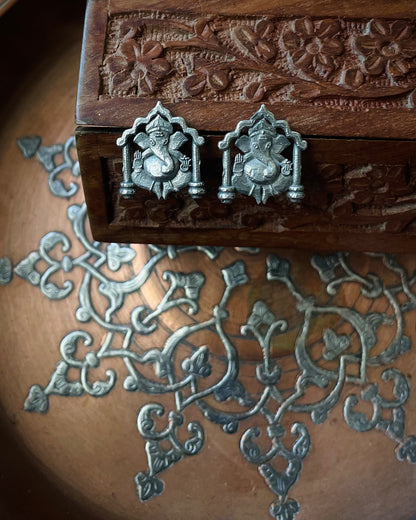 Ekadanta Antique Studs