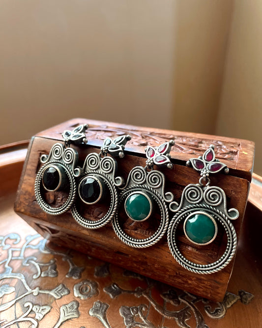 Turya | Silver Plated Studs