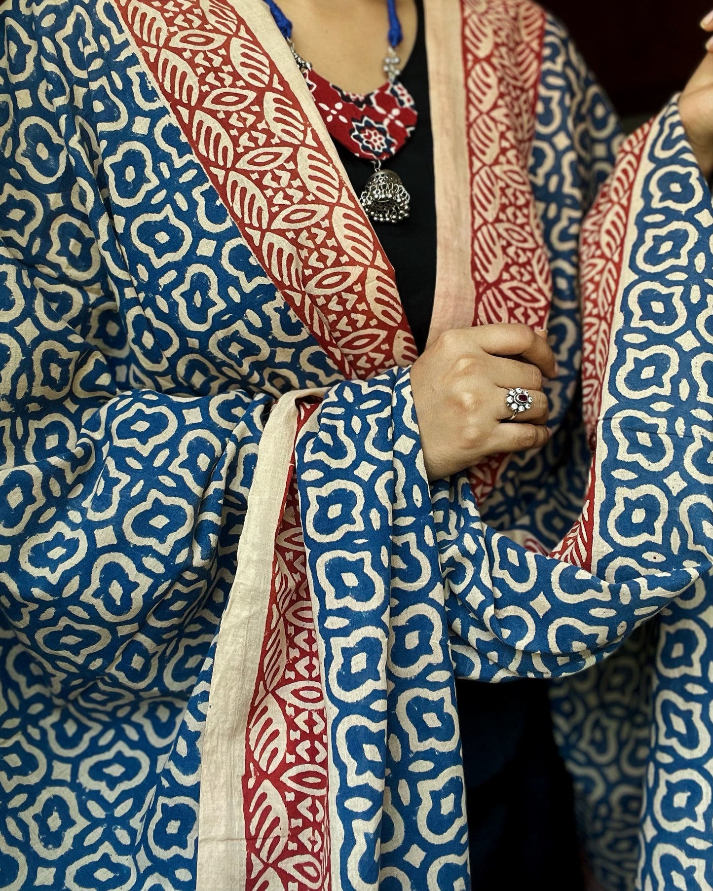 Neelgiri Patola | Handblock Printed Dupatta