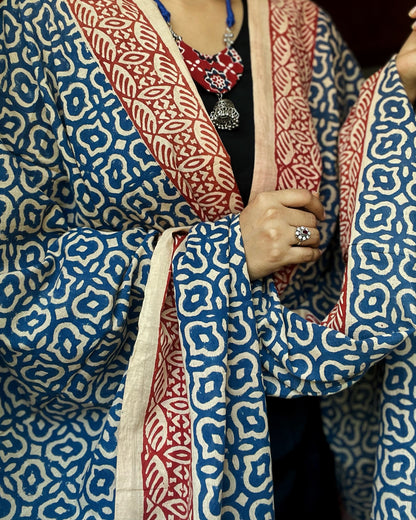 Neelgiri Patola | Handblock Printed Dupatta