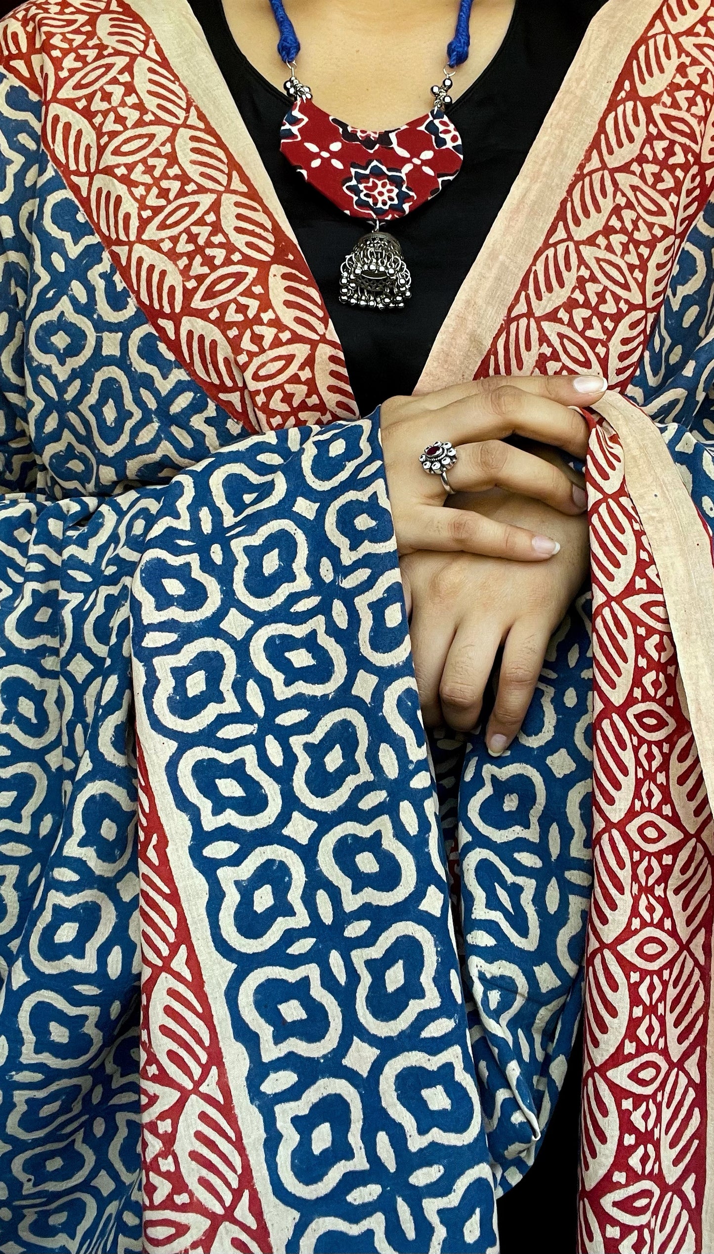 Neelgiri Patola | Handblock Printed Dupatta