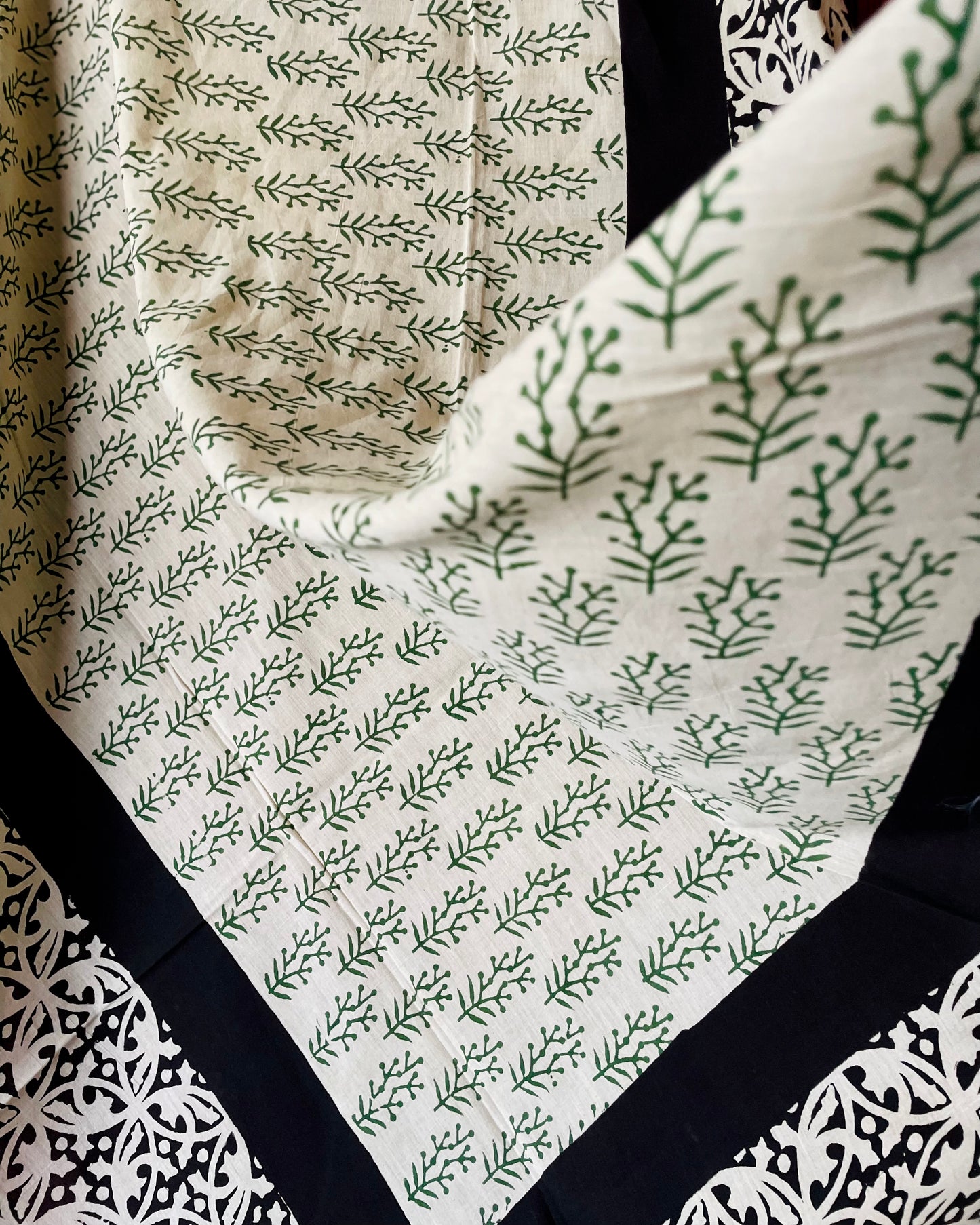 Kala Kaashi | Handblock Printed Dupatta