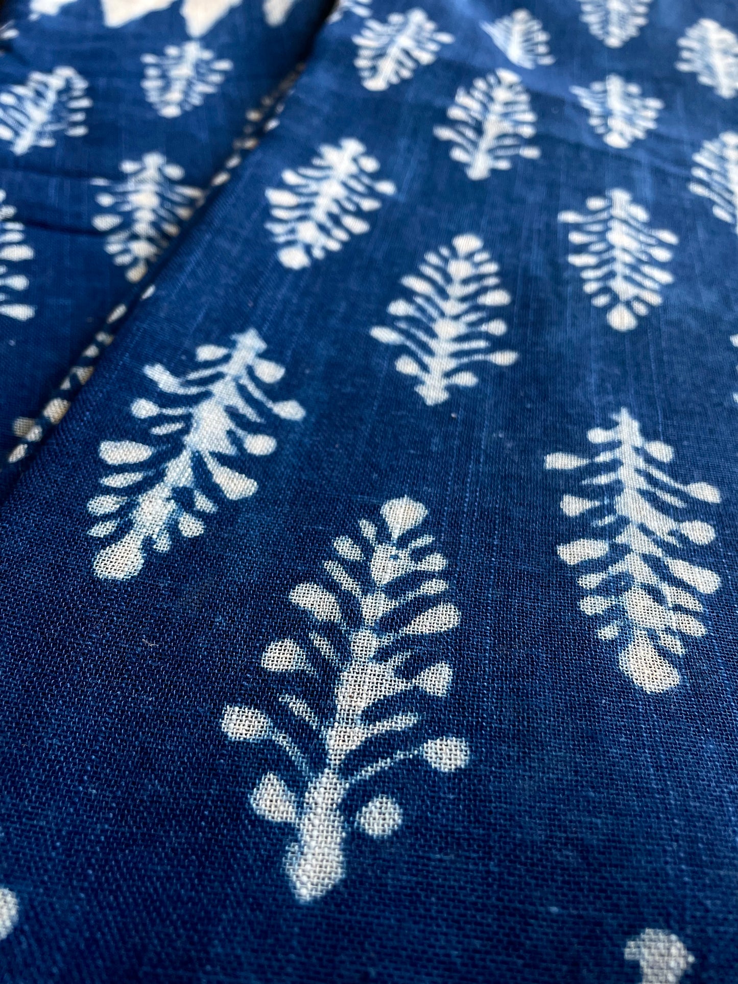 AMALA | Pure Hand-block Printed Linen Saree