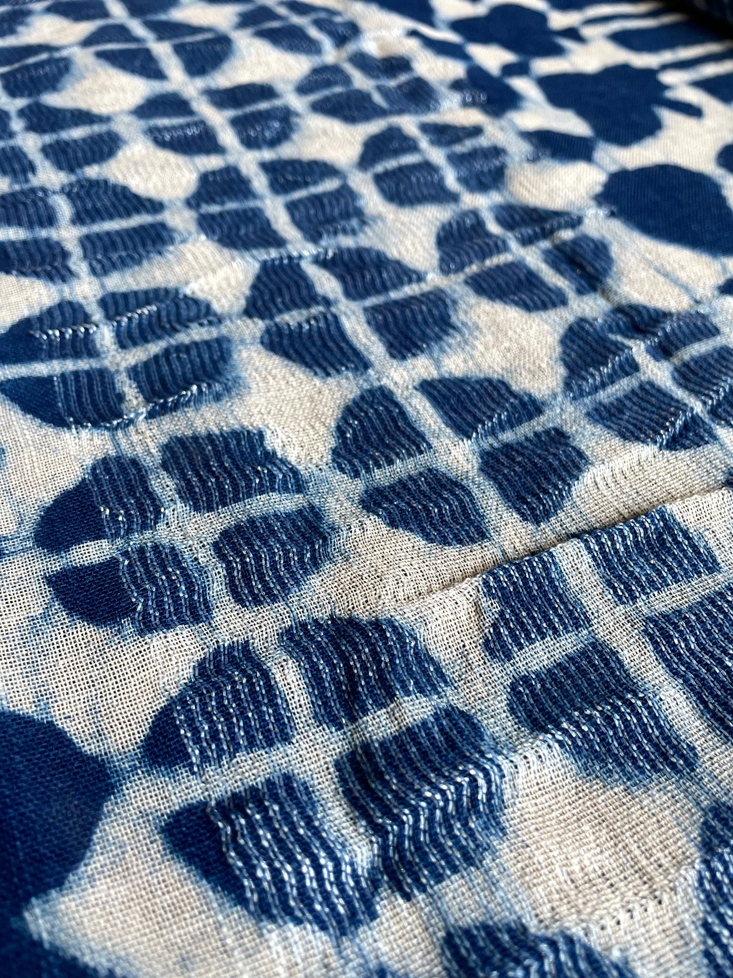 AMALA | Pure Hand-block Printed Linen Saree