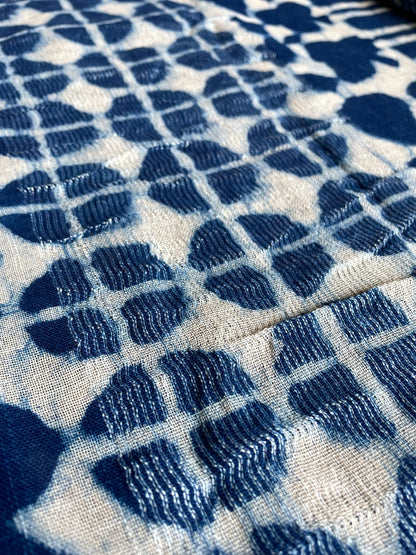 AMALA | Pure Hand-block Printed Linen Saree