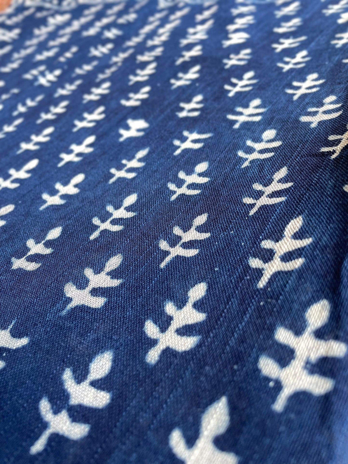 DHWANI | Pure Hand-block Printed Linen Saree