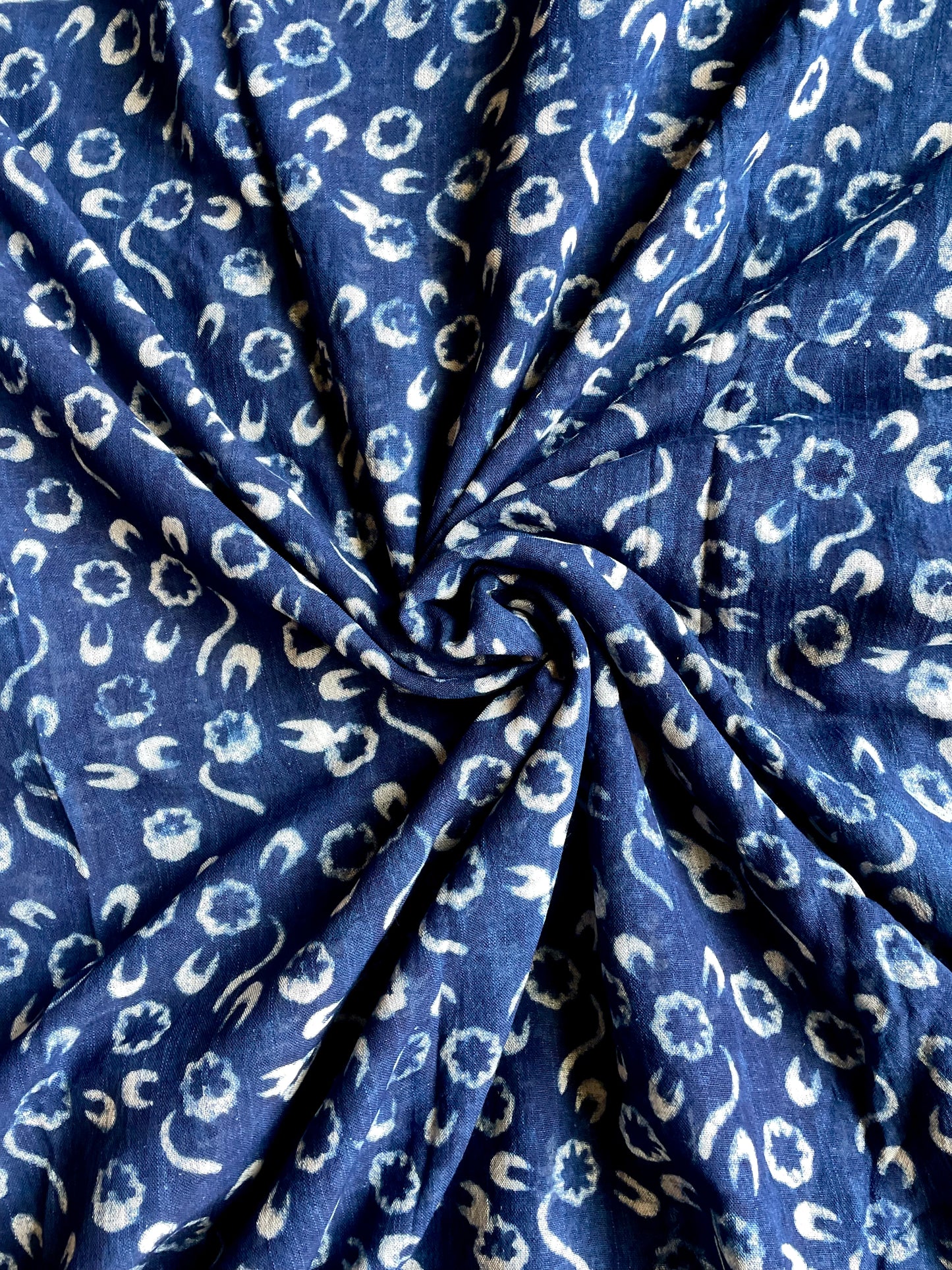 DHWANI | Pure Hand-block Printed Linen Saree