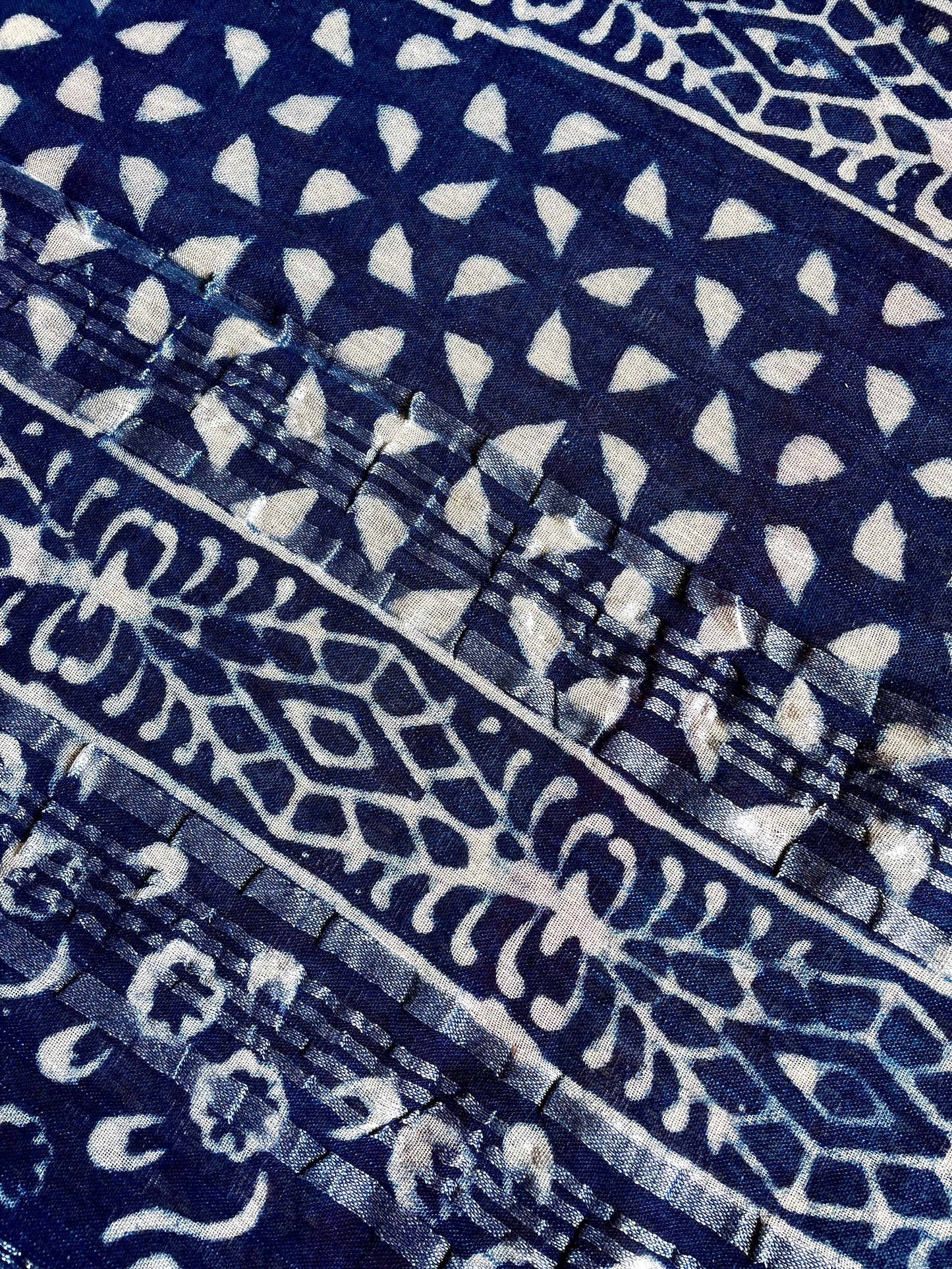 DHWANI | Pure Hand-block Printed Linen Saree