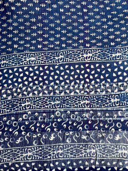 DHWANI | Pure Hand-block Printed Linen Saree