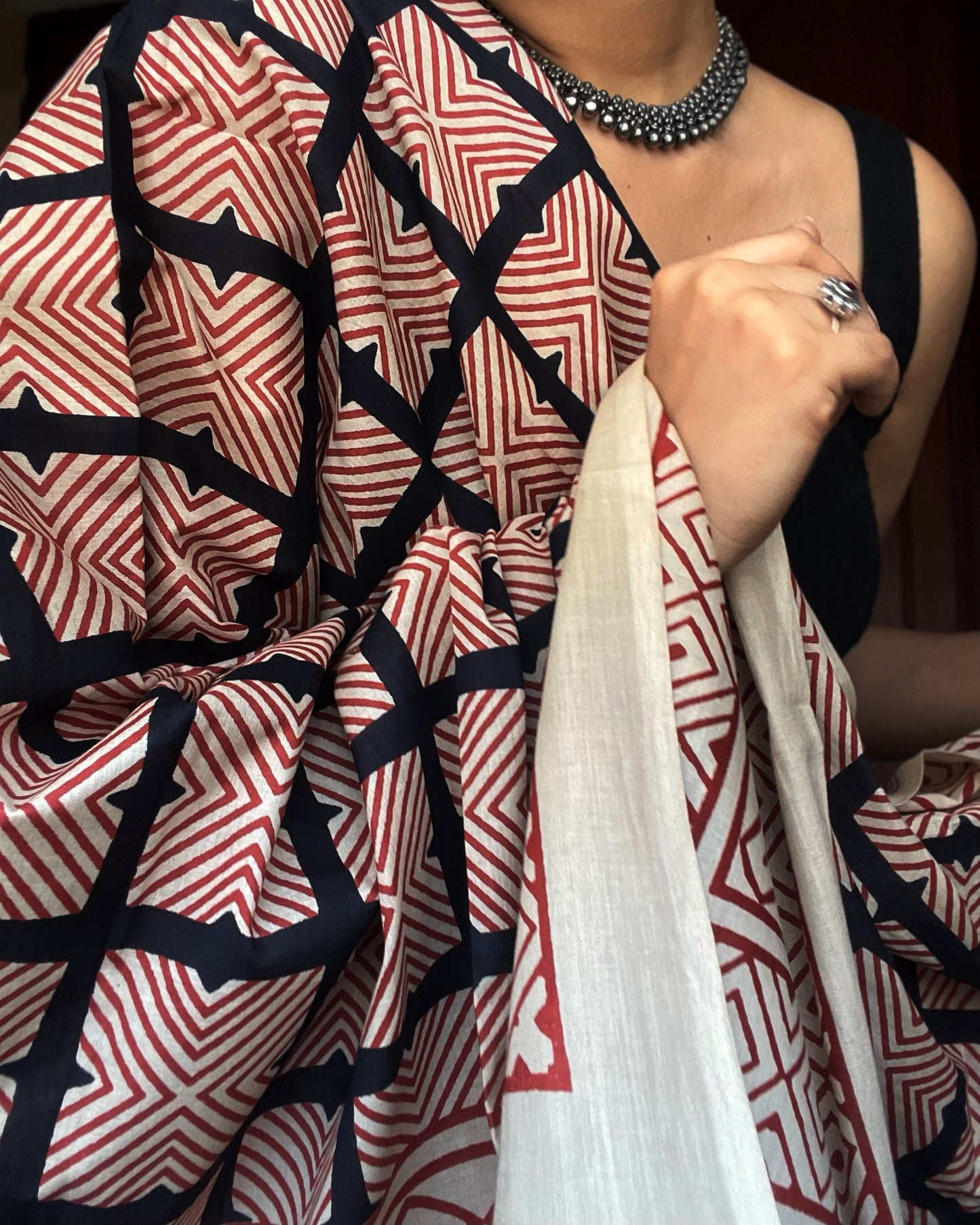 Kaleido Katha | Handblock Printed Dupatta