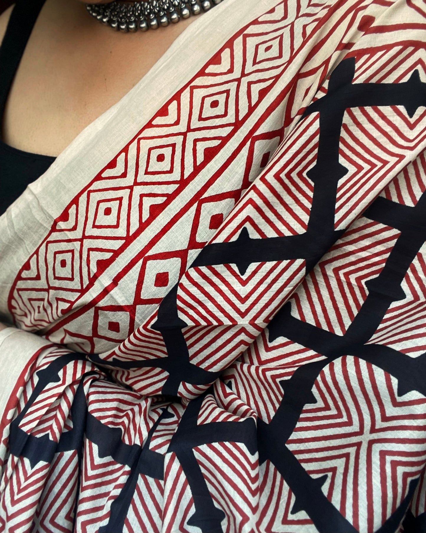 Kaleido Katha | Handblock Printed Dupatta