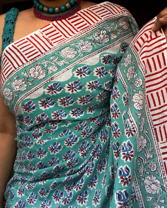 Champakali | Handblock Printed Dupatta