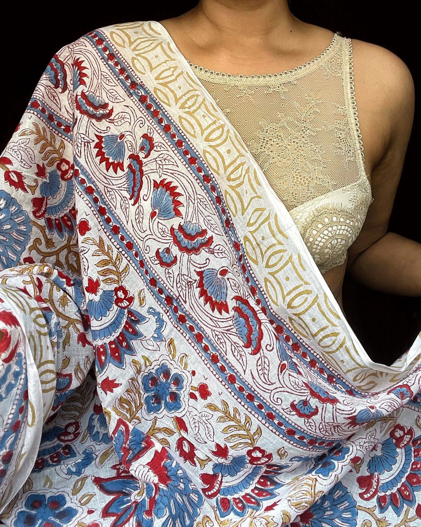 Rang Mahal | Handblock Printed Dupatta