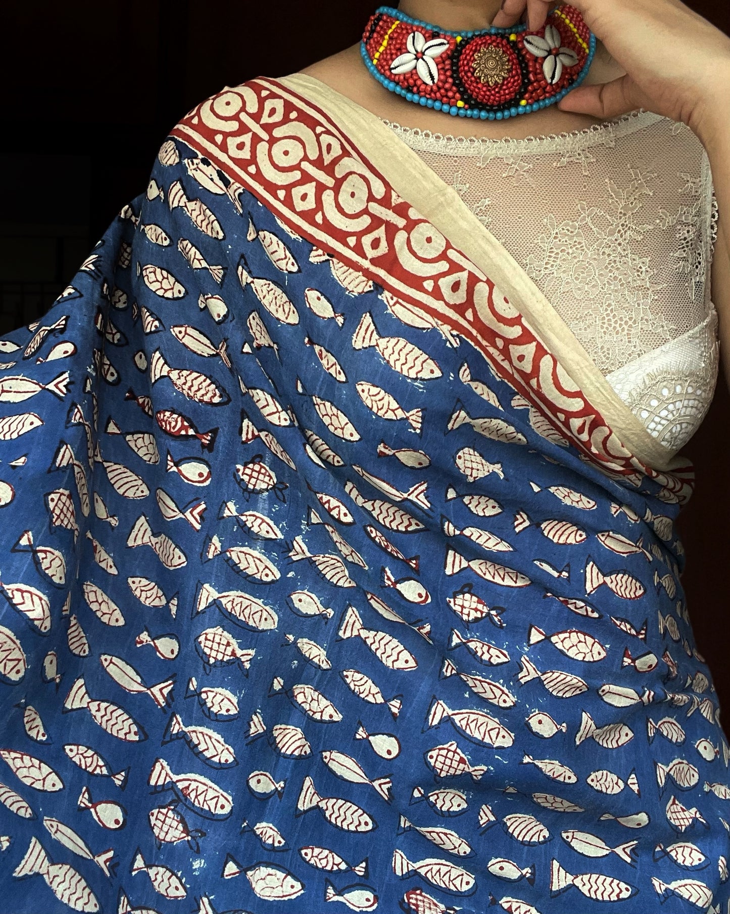 Matsyendra | Handblock Printed Dupatta