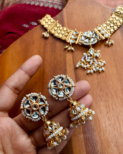 Thamburatti | Antique Heritage Inspired Choker Set | Edit त्रिकाय