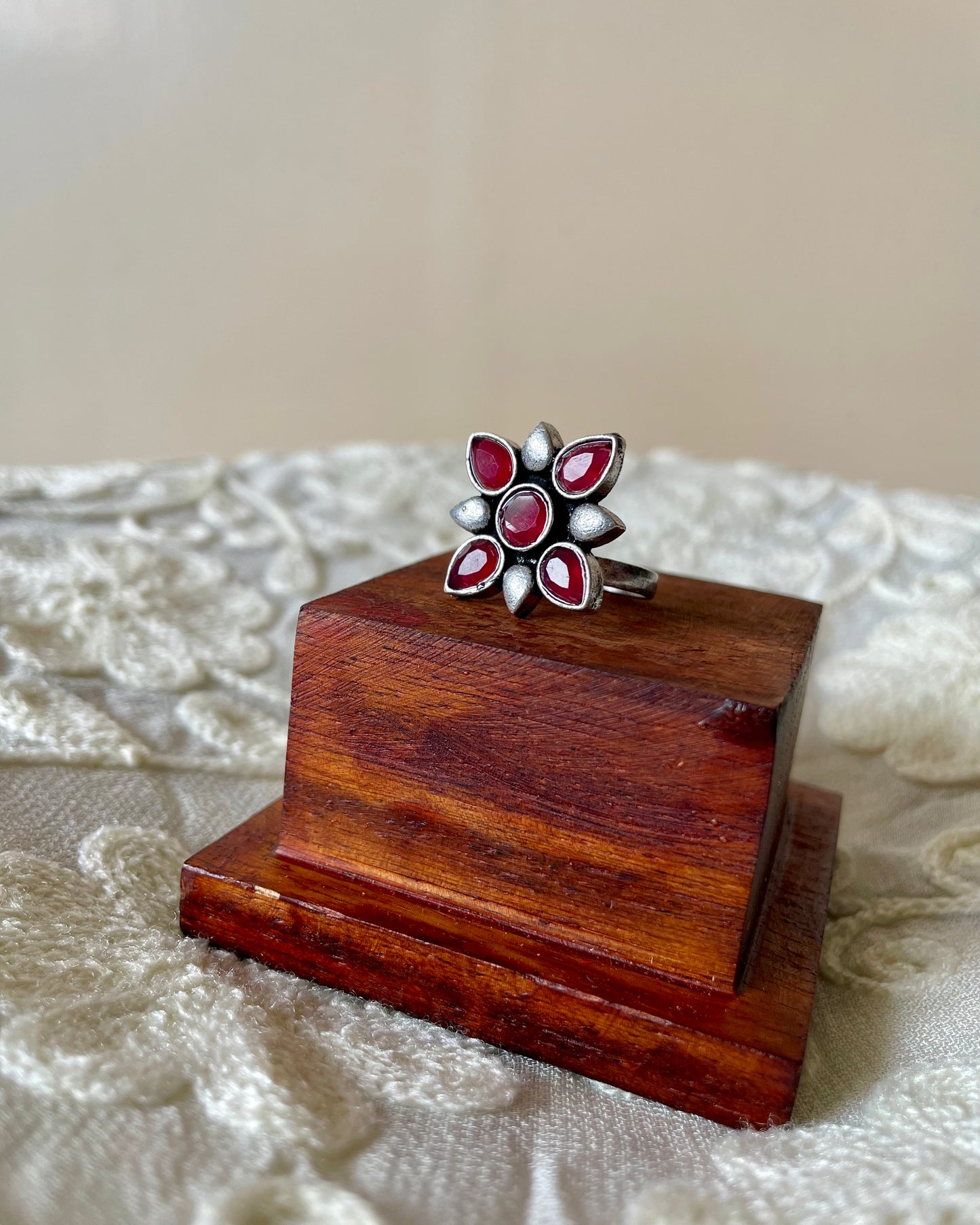 Rudhra - Multicolour Stone Ring