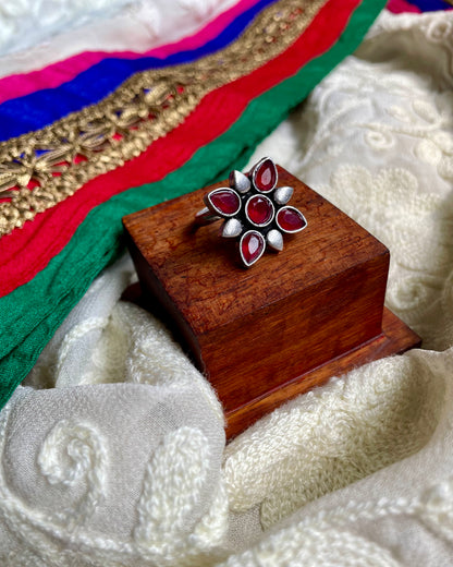 Rudhra - Multicolour Stone Ring