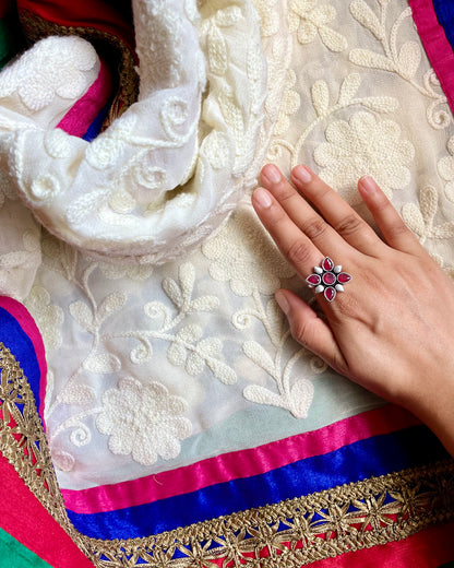 Rudhra - Multicolour Stone Ring