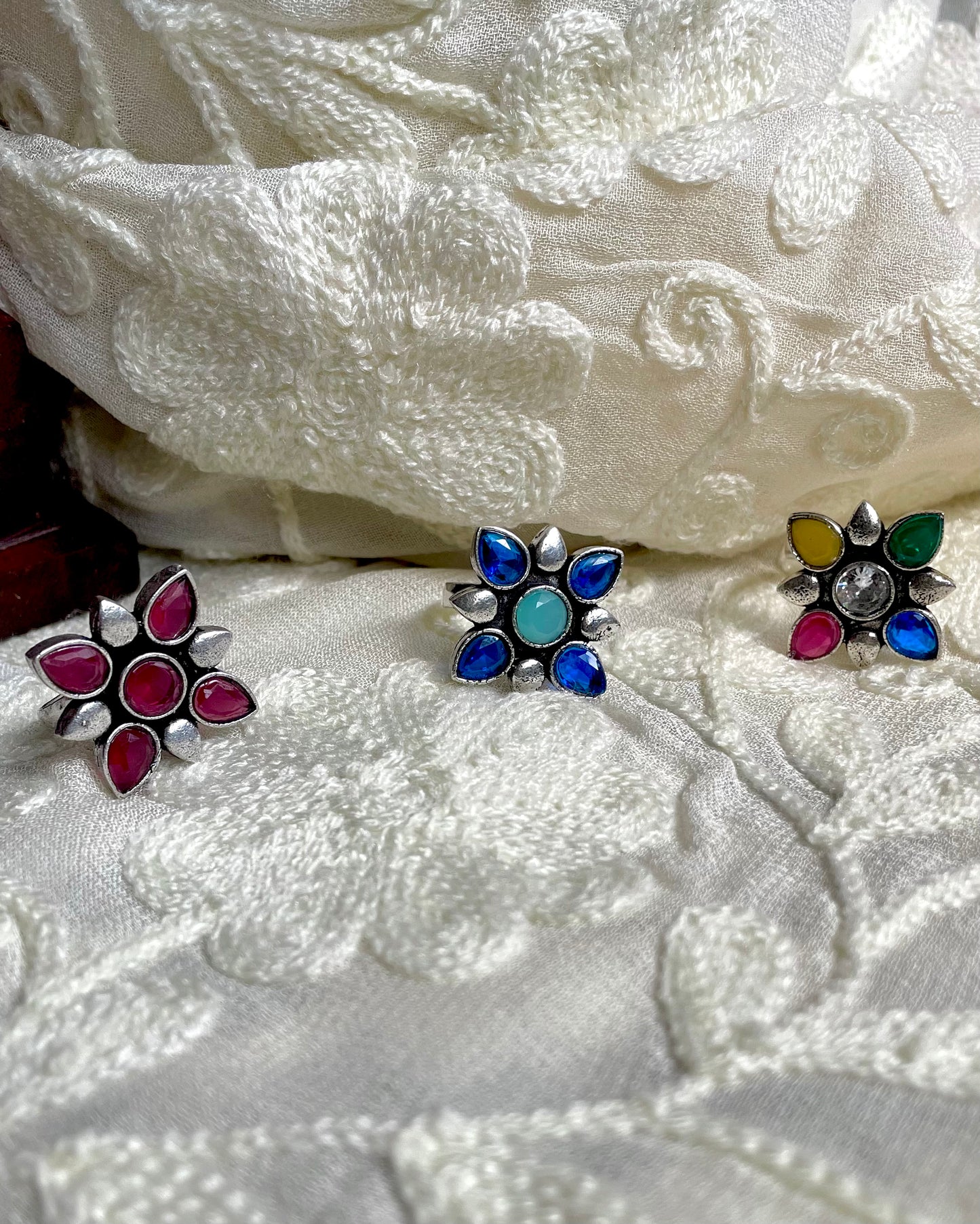 Rudhra - Multicolour Stone Ring