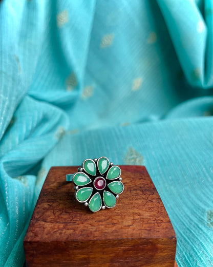 Phool - Sea Green Stone Ring