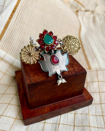 पद्महार (Padmahar) - Contemporary Dual Tone Fusion Ring