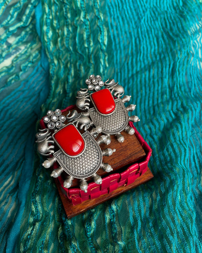 Gajamukha Stud Earrings