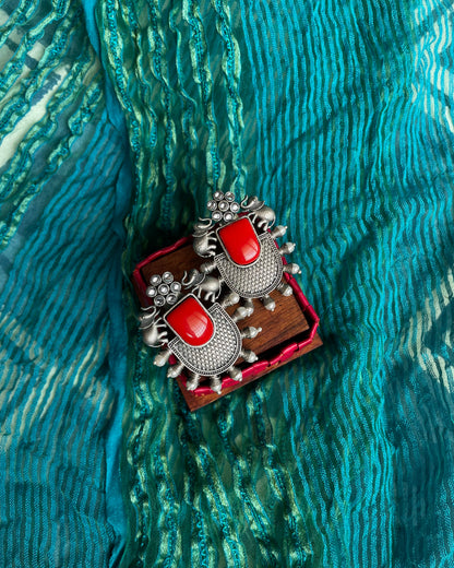 Gajamukha Stud Earrings
