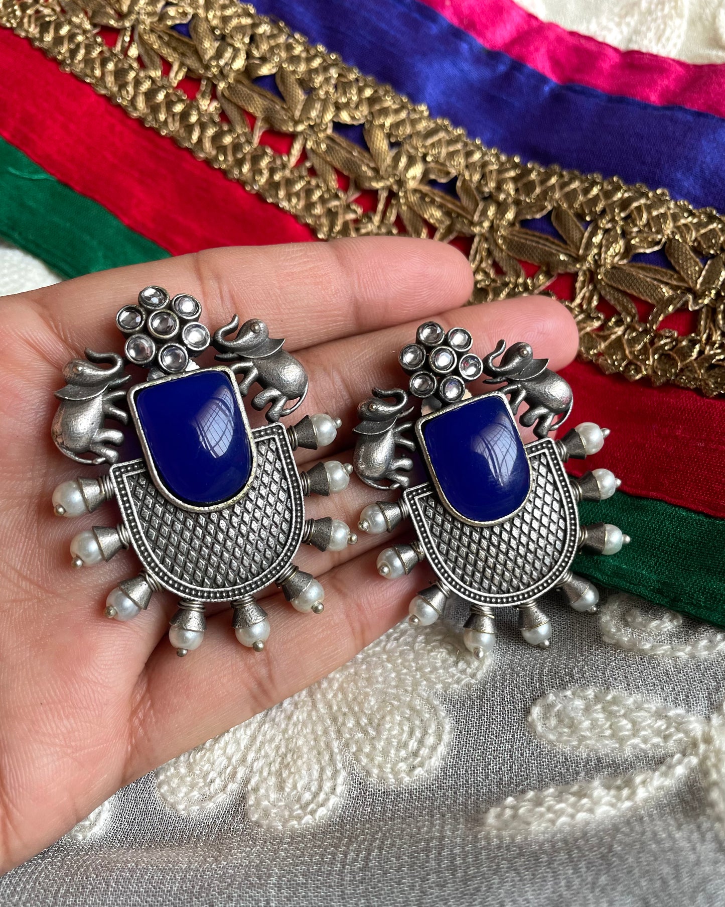 Gajamukha Stud Earrings