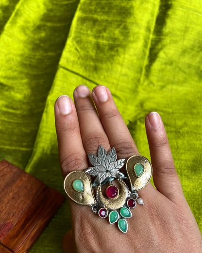 कलाकृति (Kalākṛti) - Contemporary Dual Tone Fusion Ring