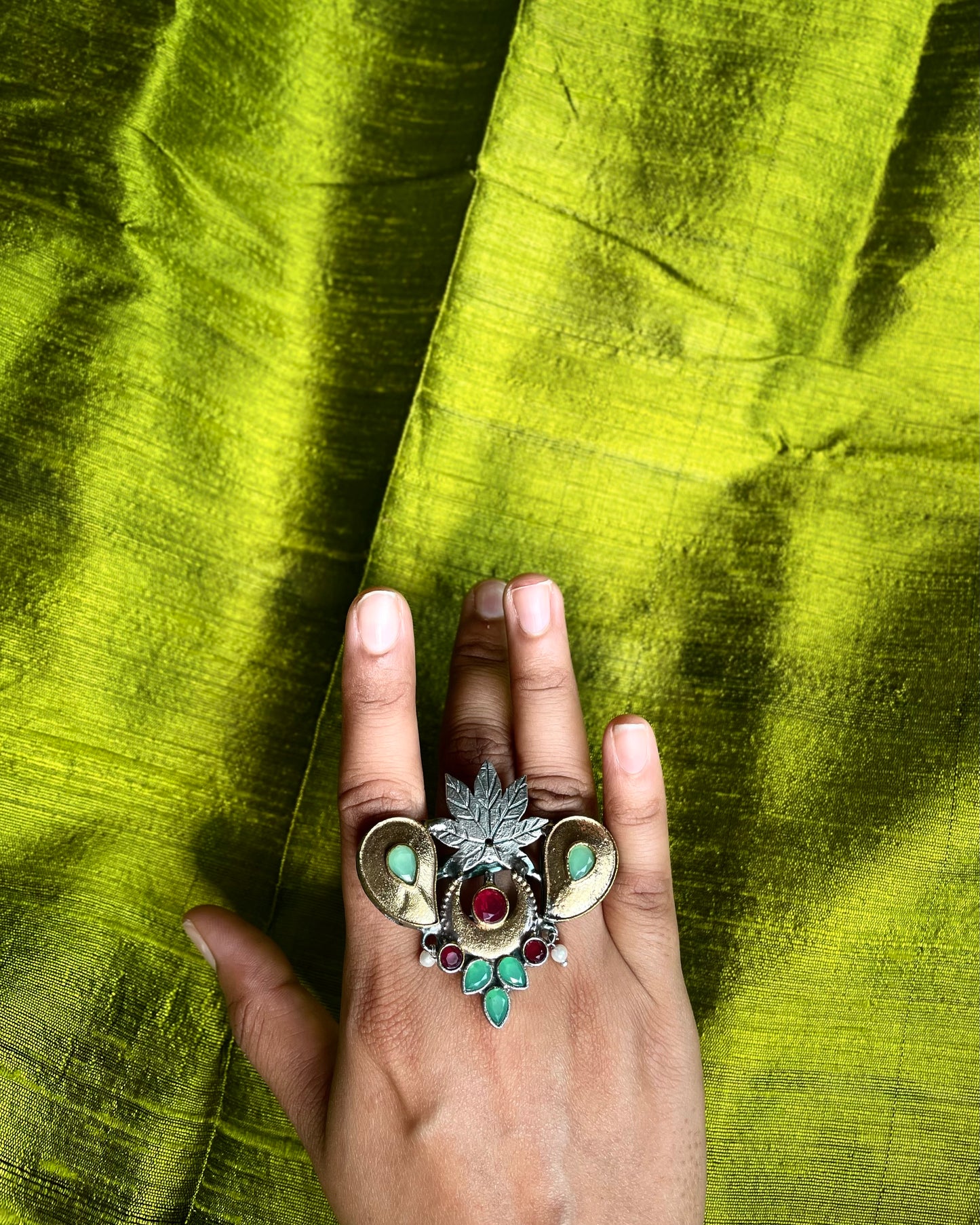 कलाकृति (Kalākṛti) - Contemporary Dual Tone Fusion Ring