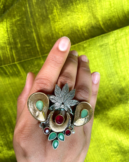 कलाकृति (Kalākṛti) - Contemporary Dual Tone Fusion Ring