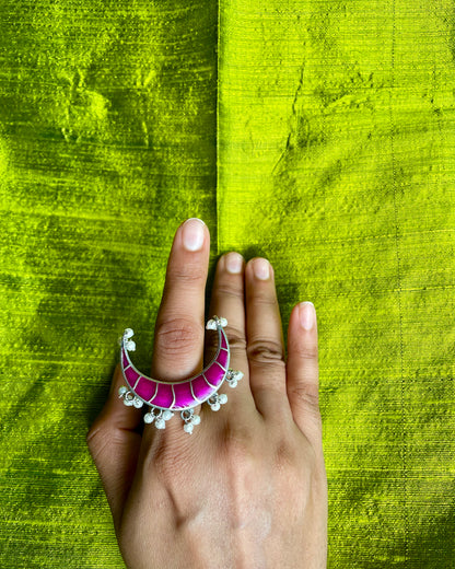 Padmachandra | Meenakari Handpainted Statement Ring