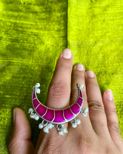 Padmachandra | Meenakari Handpainted Statement Ring
