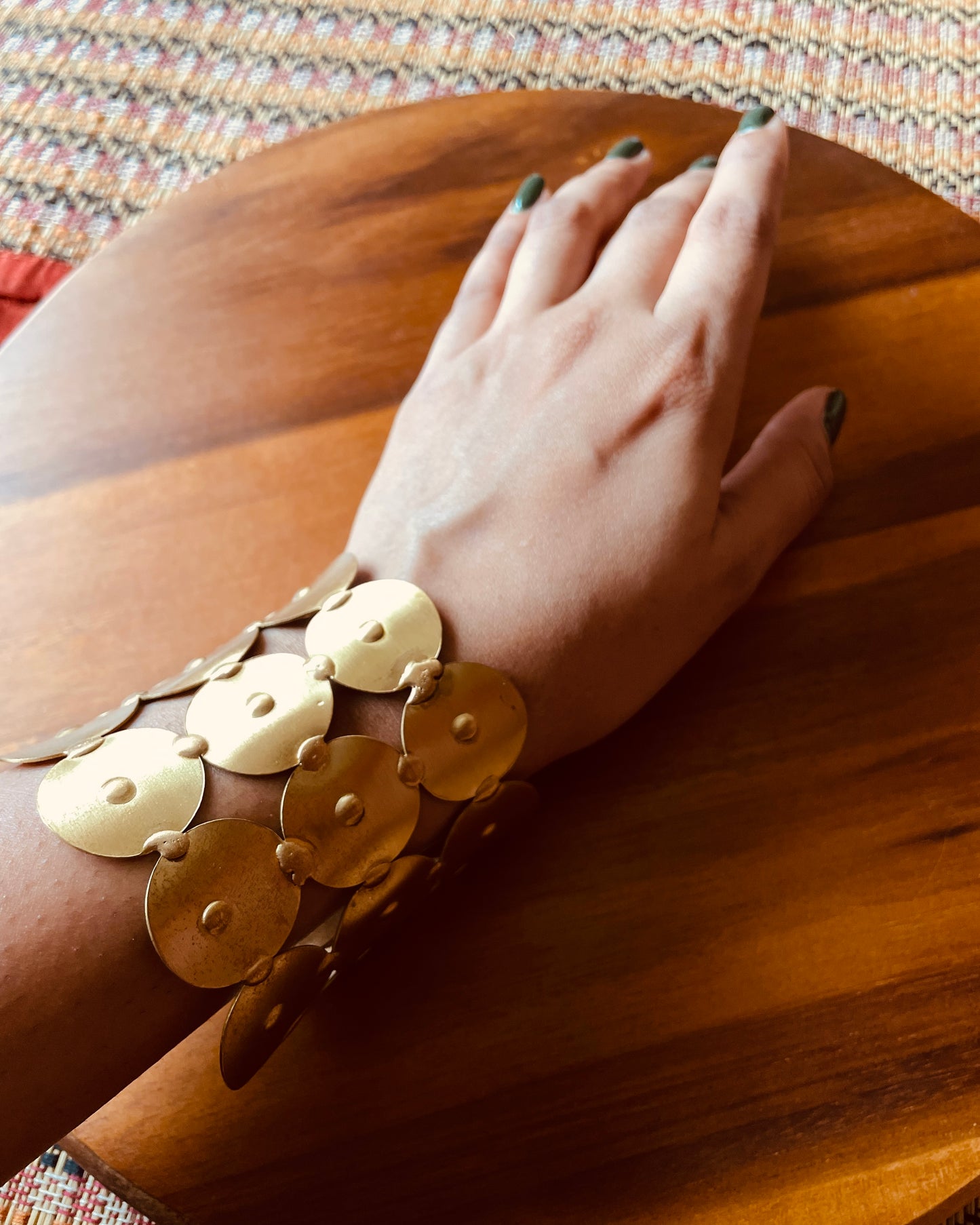 Oro Loops | Brass Handcuffs | Free Size