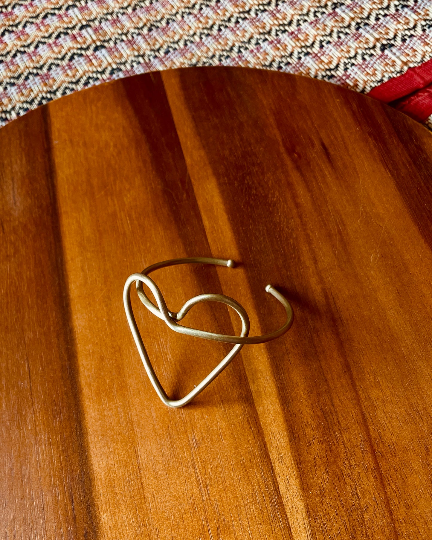 The Heart’s Arc | Brass Handcuffs | Free Size