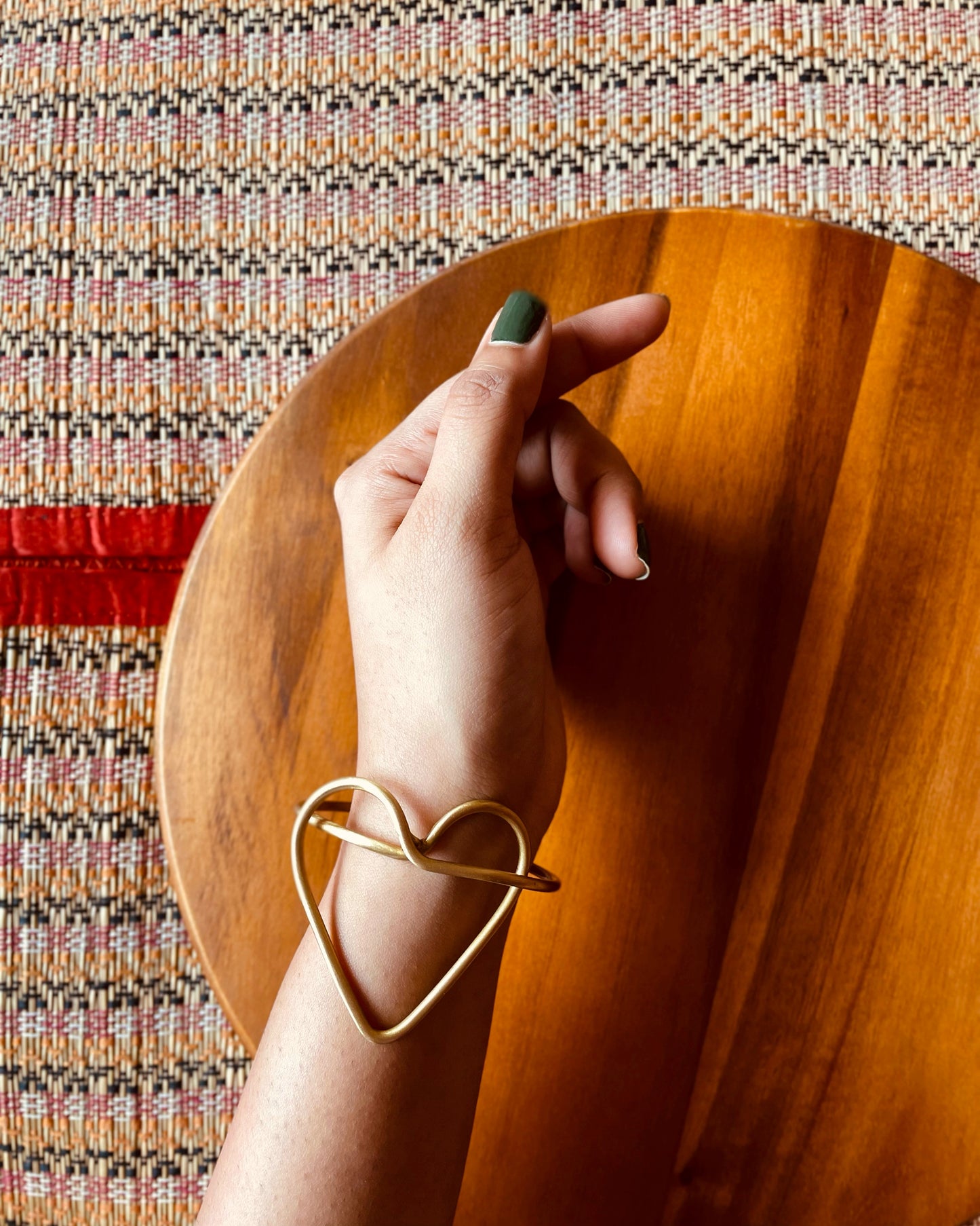 The Heart’s Arc | Brass Handcuffs | Free Size